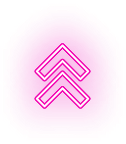 Neon Pink Swipe Up Arrows
